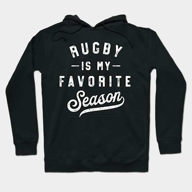 Rugby Is My Favorite Season Vintage Hoodie by Evolve Elegance